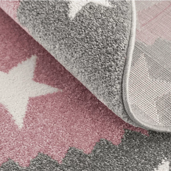 Tappeto Per Bambini LIVONE Kids Love Rugs Argento FANCY Grigio/rosa 100cm Rotond 5 Tappeto Per Bambini LIVONE Kids Love Rugs Argento FANCY Grigio/rosa 100cm Rotond - immagine 3