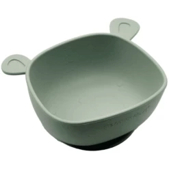 The Cotton Cloud Ciotola Con Piede Di Aspirazione In Silicone Lili L'orso, Iceberg