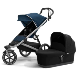 THULE Passeggino Urban Glide 2 Con Navicella Majolica Blu