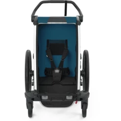 THULE Rimorchio Per Bici Chariot Cross 1 Majolica Blue, Inclusa Amaca Infant Sling -Negozio online Pink Or Blue thule rimorchio per bici chariot cross 1 majolica blue inclusa amaca infant sling a399645 4