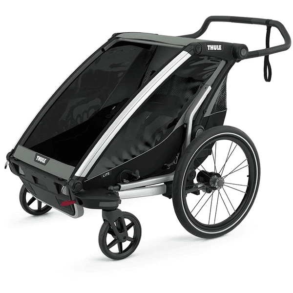 THULE Rimorchio Per Bici Chariot Lite 2 Agave 4 THULE Rimorchio Per Bici Chariot Lite 2 Agave - immagine 2