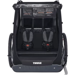 THULE Rimorchio Per Biciclette Per Bambini Coast Er XT Black -Negozio online Pink Or Blue thule rimorchio per biciclette per bambini coast er xt black a295079 3