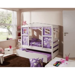 TiCAA Casa Letto Mini Con Letto Extra Letto Principessa Viola -Negozio online Pink Or Blue ticaa casa letto mini con letto extra letto principessa viola a276689 1