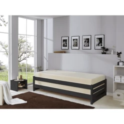 TiCAA Lettino Impilabile Nadine 90 X 200 Cm Pino, Antracite 11 TiCAA Lettino Impilabile Nadine 90 X 200 Cm Pino, Antracite -Negozio online Pink Or Blue ticaa lettino impilabile nadine 90 x 200 cm pino antracite a327489 4