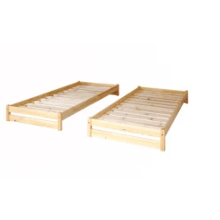 TiCAA Lettino Impilabile Nadine 90 X 200 Cm Pino, Nature -Negozio online Pink Or Blue ticaa lettino impilabile nadine 90 x 200 cm pino nature a327480 2