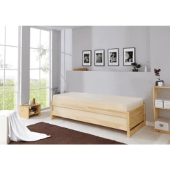 TiCAA Lettino Impilabile Nadine 90 X 200 Cm Pino, Nature -Negozio online Pink Or Blue ticaa lettino impilabile nadine 90 x 200 cm pino nature a327480 3