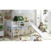 TICAA Letto Con Scivolo EKKI Pino Bianco Country - Safari -Negozio online Pink Or Blue ticaa letto con scivolo ekki pino bianco country safari a111297