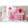 TICAA Letto Rialzato Con Scivolo KASPER In Pino Bianco Con Torre ''Cavallo'' (Rosa) -Negozio online Pink Or Blue ticaa letto rialzato con scivolo kasper in pino bianco con torre cavallo rosa a111185