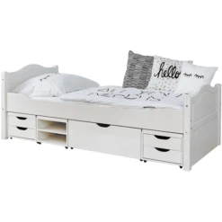TiCAA Letto Singolo Leni 90 X 200 Cm Bianco Pino Con 4 Cassetti Funzionali Aden -Negozio online Pink Or Blue ticaa letto singolo leni 90 x 200 cm bianco pino con 4 cassetti funzionali aden a303508 4