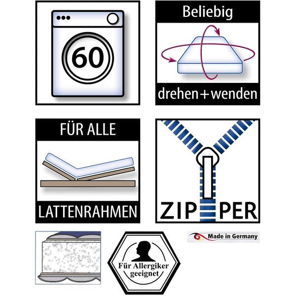 TiCAA Materasso Per Bambini MedAllergen 80 X 160 Cm 7 TiCAA Materasso Per Bambini MedAllergen 80 X 160 Cm - immagine 5