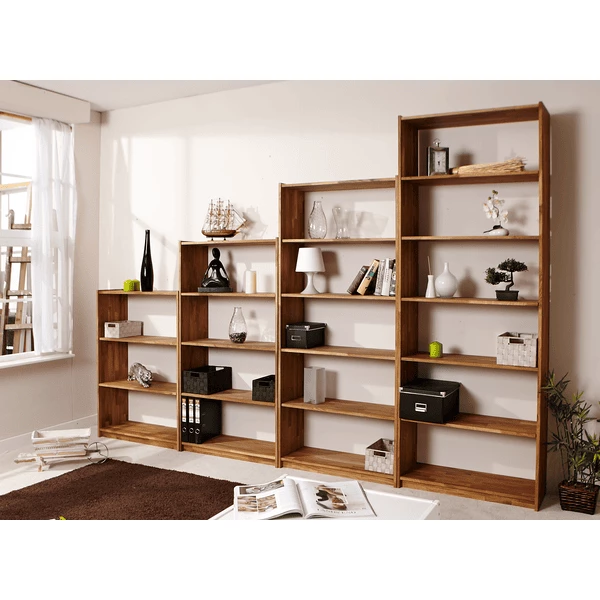 TiCAA Scaffale In Rovere Naturale 214 Cm 5 TiCAA Scaffale In Rovere Naturale 214 Cm - immagine 3