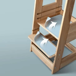 TiSsi ®Set Di Tappetini Antiscivolo Lunar Rock Grigio Per La Torre Di Apprendimento Felix