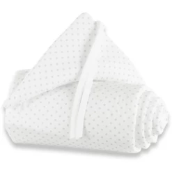 TOBI BABYBAY Paracolpi Oroginal A Pois, Grigio Perla -Negozio online Pink Or Blue tobi babybay paracolpi oroginal a pois grigio perla a086217 2