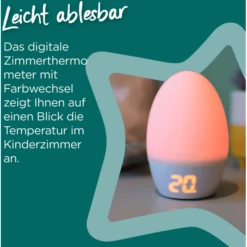 Tommee Tippee Luce Notturna GroEgg2 Con Termometro Digitale, Con Cambio Di Colore -Negozio online Pink Or Blue tommee tippee luce notturna groegg2 con termometro digitale con cambio di colore a335243 3