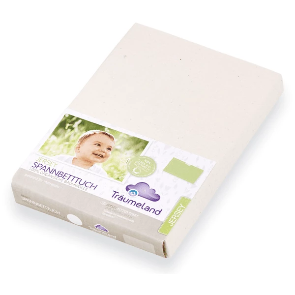 Träumeland Lenzuolo Con Angoli Tencel Bianco Naturale 60x120 Cm + 70x140 Cm 6 Träumeland Lenzuolo Con Angoli Tencel Bianco Naturale 60x120 Cm + 70x140 Cm - immagine 4