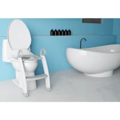 Trainer Toilette Kidsbo Bianco Grigio -Negozio online Pink Or Blue trainer toilette kidsbo bianco grigio a298748 4