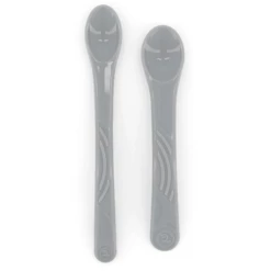 Twistshake TWIST SHAKE 2x Cucchiai Del 4° Mese In Grigio Pastello