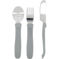 Twistshake TWIST SHAKE Posate In Acciaio Inossidabile In Grigio Pastello -Negozio online Pink Or Blue twist shake posate in acciaio inossidabile in grigio pastello a310100 2