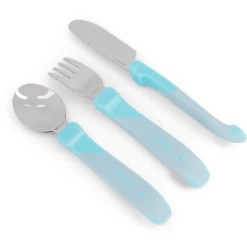 Twistshake Twist Shake Posate In Acciaio Inox, Blu Pastello -Negozio online Pink Or Blue twist shake posate in acciaio inox blu pastello a264395 4