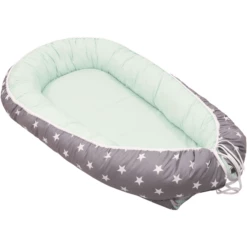 Ullenboom Babynest; Cocoon Mint Grey 55 X 95 Cm 8 Ullenboom Babynest; Cocoon Mint Grey 55 X 95 Cm -Negozio online Pink Or Blue ullenboom babynest cocoon mint grey 55 x 95 cm a267630 1