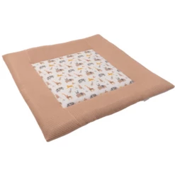 Ullenboom Coperta A Gattoni Waffle Pique Motif Sand Savannah 120x120 Cm