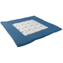 Ullenboom Coperta A Gattoni Waffle Piqué Motivo Balene Blu 140x140 Cm -Negozio online Pink Or Blue ullenboom coperta a gattoni waffle pique motivo balene blu 140x140 cm a362315 2