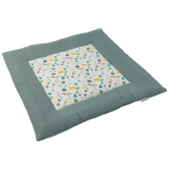 Ullenboom Coperta A Gattoni Waffle Piqué Motivo Salvia Verde Foresta Pluviale 100x100 Cm -Negozio online Pink Or Blue ullenboom coperta a gattoni waffle pique motivo salvia verde foresta pluviale 100x100 cm a362155 2