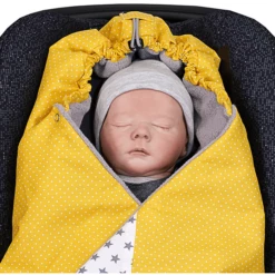 ULLENBOOM ® Coperta Avvolta Elefante Giallo 98 X 98 X 2 Cm -Negozio online Pink Or Blue ullenboom coperta avvolta elefante giallo 98 x 98 x 2 cm a293189 3