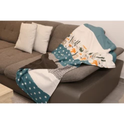 Ullenboom Coperta Per Bambini 100X140 Cm Animali Della Foresta Petrol -Negozio online Pink Or Blue ullenboom coperta per bambini 100x140 cm animali della foresta petrol a267316 2