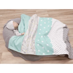 Ullenboom Coperta Per Bambini E Coperta Comfort 70x100 Cm Safari Menta Piperita -Negozio online Pink Or Blue ullenboom coperta per bambini e coperta comfort 70x100 cm safari menta piperita a300749 3