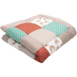 Ullenboom Coperta Per Bambini Patchwork Arcobaleno 120x120 Cm -Negozio online Pink Or Blue ullenboom coperta per bambini patchwork arcobaleno 120x120 cm a320769 4