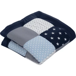 Ullenboom Coperta Per Gattonare 100x100 Cm, Blu/azzurro/grigio -Negozio online Pink Or Blue ullenboom coperta per gattonare 100x100 cm blu azzurro grigio a267640 3