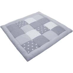 Ullenboom Coperta Per Gattonare, 100x100 Cm, Grigio Stelle -Negozio online Pink Or Blue ullenboom coperta per gattonare 100x100 cm grigio stelle a267644 4