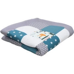 Ullenboom Coperta Per Gattonare, 120x120 Cm, Animali Della Foresta Petrol -Negozio online Pink Or Blue ullenboom coperta per gattonare 120x120 cm animali della foresta petrol a267796 3