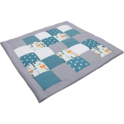 Ullenboom Coperta Per Gattonare, 120x120 Cm, Animali Della Foresta Petrol -Negozio online Pink Or Blue ullenboom coperta per gattonare 120x120 cm animali della foresta petrol a267796 4