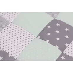 Ullenboom Coperta Per Gattonare, 140x140 Cm, Grigio Menta -Negozio online Pink Or Blue ullenboom coperta per gattonare 140x140 cm grigio menta a267805 3