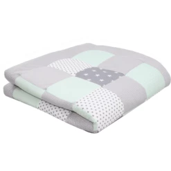 Ullenboom Coperta Per Gattonare, 140x140 Cm, Grigio Menta -Negozio online Pink Or Blue ullenboom coperta per gattonare 140x140 cm grigio menta a267805 4