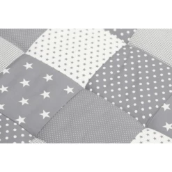 Ullenboom Coperta Per Gattonare, 140x140 Cm, Grigio Stelle -Negozio online Pink Or Blue ullenboom coperta per gattonare 140x140 cm grigio stelle a267803 2