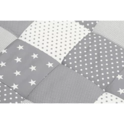 Ullenboom Coperta Per Gattonare, 140x140 Cm, Grigio Stelle -Negozio online Pink Or Blue ullenboom coperta per gattonare 140x140 cm grigio stelle a267803 3