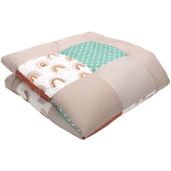 Ullenboom Coperta Per Gattonare E Rivestimento Per Box 100X100 Cm Rainbow -Negozio online Pink Or Blue ullenboom coperta per gattonare e rivestimento per box 100x100 cm rainbow a320767 4
