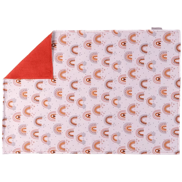 Ullenboom Coperta Per Neonati Waffle Pique Rust Rainbow 70x100 Cm 6 Ullenboom Coperta Per Neonati Waffle Pique Rust Rainbow 70x100 Cm - immagine 4