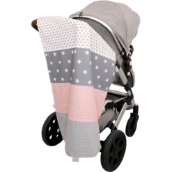 Ullenboom Coperta Rosa/grigio 70x100 Cm -Negozio online Pink Or Blue ullenboom coperta rosa grigio 70x100 cm a266671 3