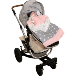 Ullenboom Coperta Rosa/grigio 70x100 Cm -Negozio online Pink Or Blue ullenboom coperta rosa grigio 70x100 cm a266671 4