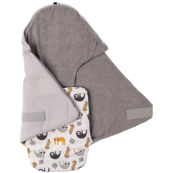 Ullenboom Coperta Waffle Pique Grigio Bradipo 98 X 98 Cm 4 Ullenboom Coperta Waffle Pique Grigio Bradipo 98 X 98 Cm - immagine 2