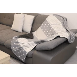 Ullenboom Copertina Bebé E Coperta Coccolone Cm 70X100 Grigio Stelle -Negozio online Pink Or Blue ullenboom copertina bebe e coperta coccolone cm 70x100 grigio stelle a267294 2