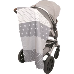Ullenboom Copertina Bebé E Coperta Coccolone Cm 70X100 Grigio Stelle -Negozio online Pink Or Blue ullenboom copertina bebe e coperta coccolone cm 70x100 grigio stelle a267294 3