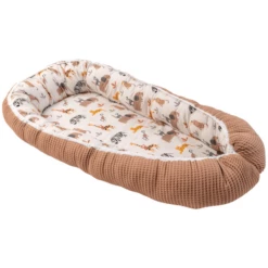 Ullenboom Cuddle Nest Waffle Pique Sand Savannah 55 X 95 Cm