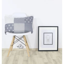 Ullenboom Federa Cuscino A Toppe 40 X 60 Cm Stelle Grigio -Negozio online Pink Or Blue ullenboom federa cuscino a toppe 40 x 60 cm stelle grigio a268249 3