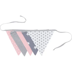 Ullenboom Gagliardetti A Catena 190 Cm (5 Pezzi) Grigio Rosa -Negozio online Pink Or Blue ullenboom gagliardetti a catena 190 cm 5 pezzi grigio rosa a270041 2