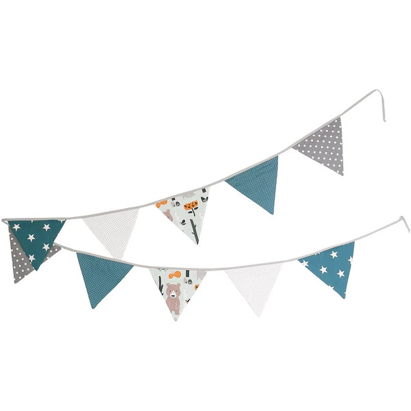 Ullenboom Gagliardetti A Catena 325 Cm (10 Gagliardetti) Animali Della Foresta Verde 6 Ullenboom Gagliardetti A Catena 325 Cm (10 Gagliardetti) Animali Della Foresta Verde - immagine 4